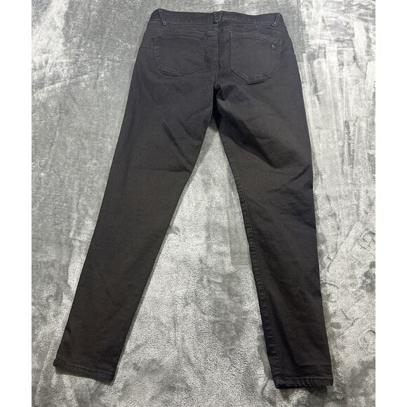 Democracy Jeans Women's 12 Black Ab Technology Skinny Mid-Rise Straight‎ Denim - Picture 6 of 13